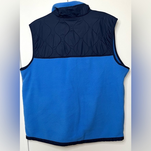 The North Face Royal Arch Fleece Vest in Supersonic Blue/ Summit Navy - Picture 6 of 6